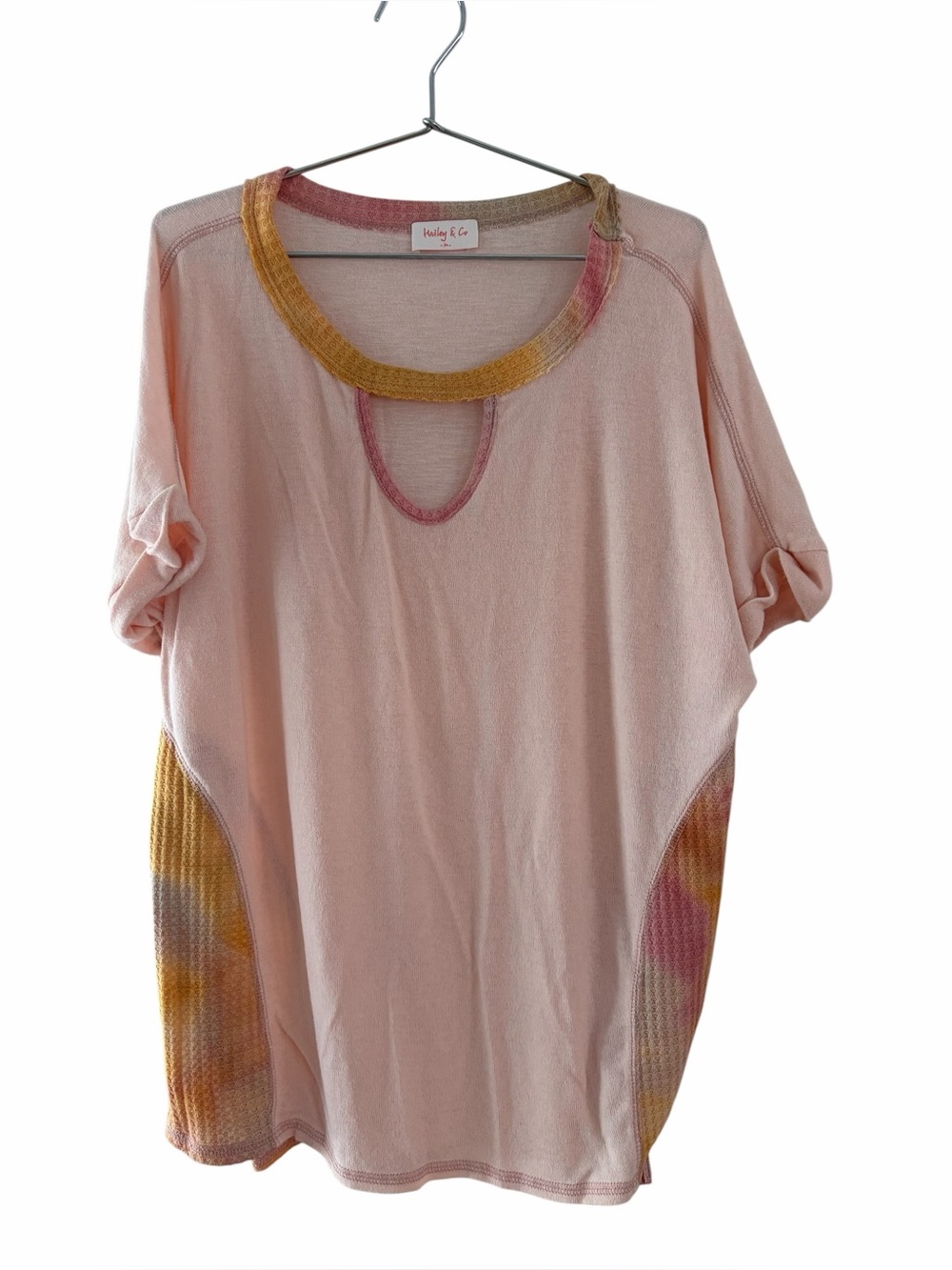 Hailey & Co. thermal knit top like new size medium